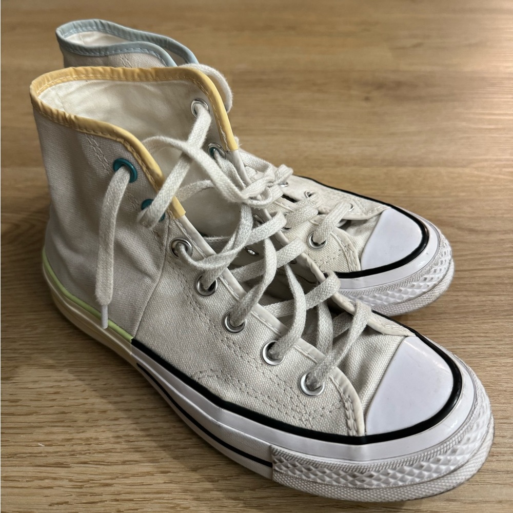 Chuck 70 High 'White Pack - Chambray Blue'